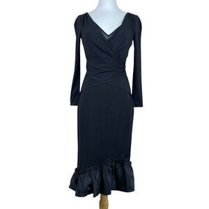 Vintage Vera Wang Black Dress Size 2